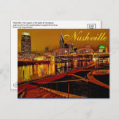 Nashville, Tennessee, VS. Briefkaart (Voorkant / Achterkant)