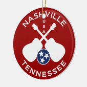 Nashville, Tennessee VS Keramisch Ornament (Links)