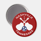 Nashville, Tennessee VS Magneet (Voorkant / Achterkant)
