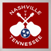 Nashville, Tennessee VS Poster (Voorkant)