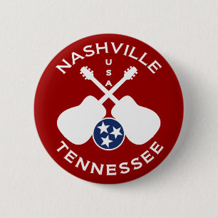 Nashville, Tennessee VS Ronde Button 5,7 Cm