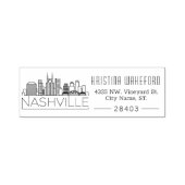 Nashville TN. | Aangepast zelfinkend stempel voor  (Design)