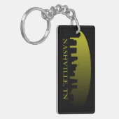 NASHVILLE, TN Acryl Sleutelhanger (Voorkant Links)