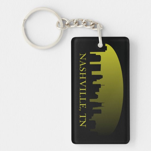 NASHVILLE, TN Acryl Sleutelhanger (Voorkant)