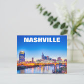 NASHVILLE TN BRIEFKAART (Staand voorkant)