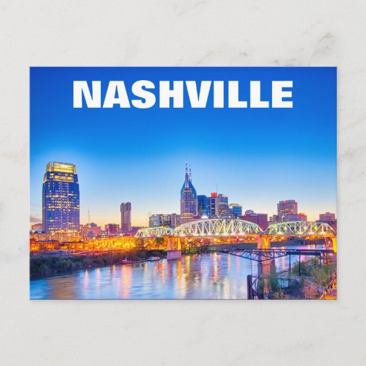 NASHVILLE TN BRIEFKAART (Voorkant)