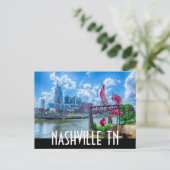 NASHVILLE TN BRIEFKAART (Staand voorkant)
