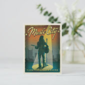 Nashville, TN - Girl Briefkaart (Staand voorkant)