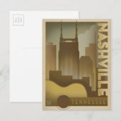 Nashville, TN - Guitar Skyline Briefkaart (Voorkant / Achterkant)