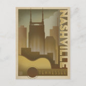 Nashville, TN - Guitar Skyline Briefkaart (Voorkant)