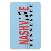 Nashville TN Koelkast Magneet (Verticaal)