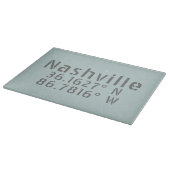 Nashville TN Latitude Longitude Snijplank (Hoek)
