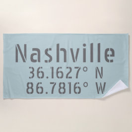 Nashville TN Latitude Longitude Strandlaken
