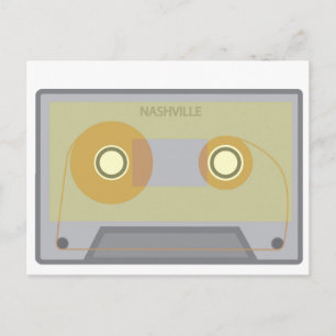 Nashville, TN  Music City Cassette Briefkaart