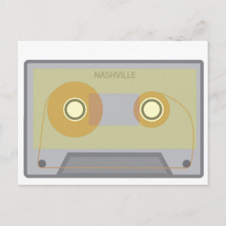Nashville, TN Music City Cassette Briefkaart