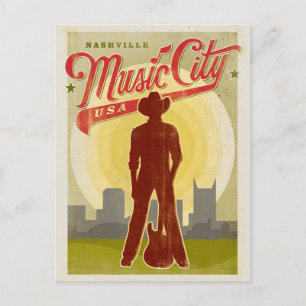 Nashville, TN - Music City USA Briefkaart