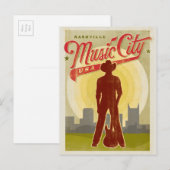 Nashville, TN - Music City USA Briefkaart (Voorkant / Achterkant)