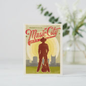 Nashville, TN - Music City USA Briefkaart (Staand voorkant)