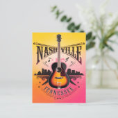 Nashville, TN - Music City, Verenigde Staten Briefkaart (Staand voorkant)