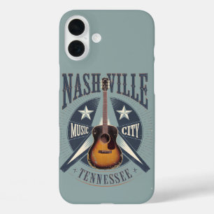 Nashville, TN - Music City, Verenigde Staten iPhone 16 Plus Hoesje