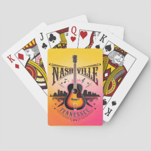 Nashville, TN - Music City, Verenigde Staten Pokerkaarten