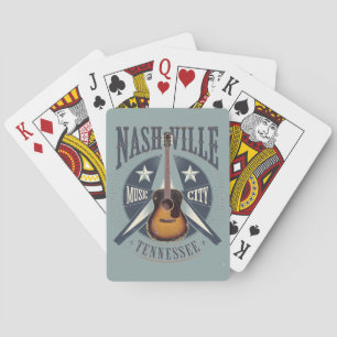 Nashville, TN - Music City, Verenigde Staten Pokerkaarten