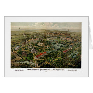 Nashville, TN Panoramic Map - 1897