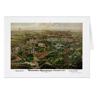 Nashville, TN Panoramic Map - 1897