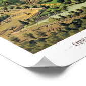 Nashville TN Panoramic Map DIGITAAL REMASTERED Poster (Hoek)