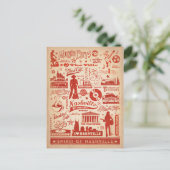 Nashville, TN - Patroonafdrukken Briefkaart (Staand voorkant)