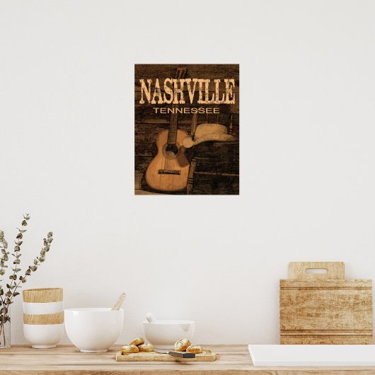 Nashville, TN-Poster Poster (Keuken)