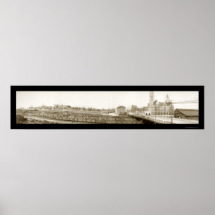 Nashville, TN Railroad Foto 1905 Poster