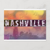 Nashville, TN Retro Briefkaart (Voorkant)
