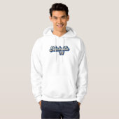 Nashville TN Retro Sunset Script Design –  Hoodie (Voorkant volledig)