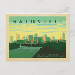 Nashville, TN - Skyline Briefkaart