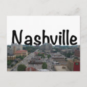 Nashville TN Skyline met Nashville in Sky Briefkaart (Voorkant)