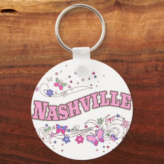 Nashville TN Sleutelhanger (Voorkant)