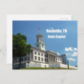 Nashville, TN State Capital Briefkaart (Voorkant / Achterkant)