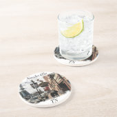 "Nashville, TN" Zandsteen Onderzetter (Zijkant)