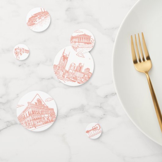 Nashville Toile Roze Confetti (Groep)