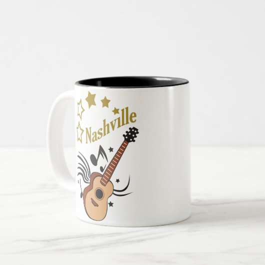 Nashville Tweekleurige Koffiemok (Voorkant links)