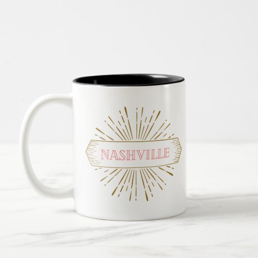 Nashville Tweekleurige Koffiemok (Links)