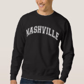 NASHVILLE Universiteit-Style Trui Amerika College (Voorkant)