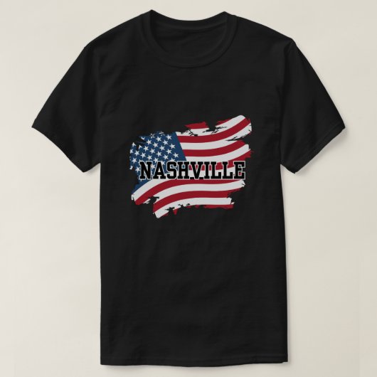Nashville USA T-shirt (Design voorkant)