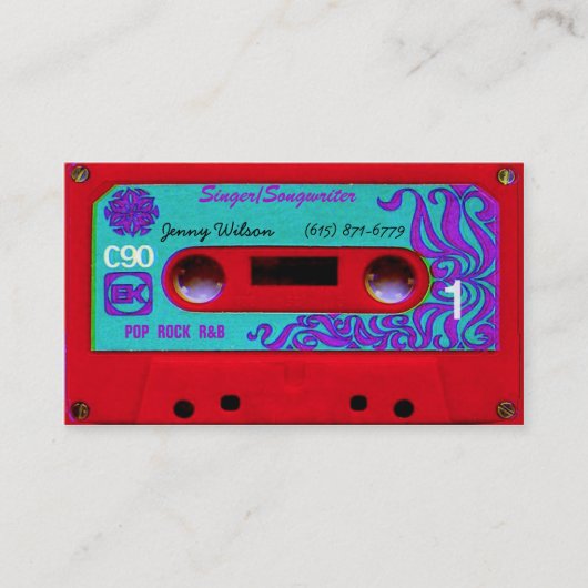 Nashville v visitekaartje (Voorkant)