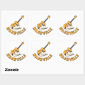 Nashville Vierkante Sticker (Vel)