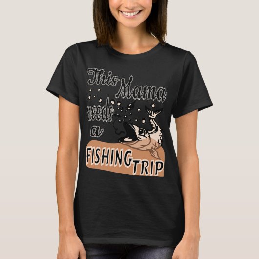 Nashville vissen Moeder T-shirt (Voorkant)