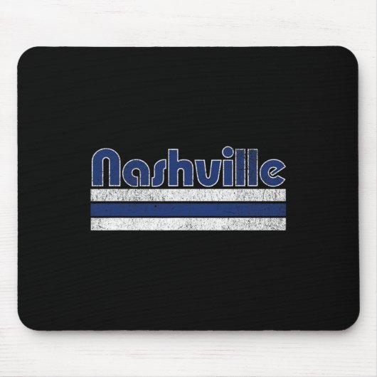 Nashville Voetbal Vintage Stad  Muismat (Voorkant)