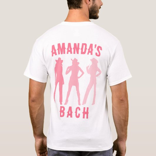 Nashville vrijgezellenfeest laatste happening in N T-shirt (Achterkant)