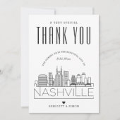 Nashville Wedding | Hartelijk dank + Fotokaart Kaart (Voorkant)